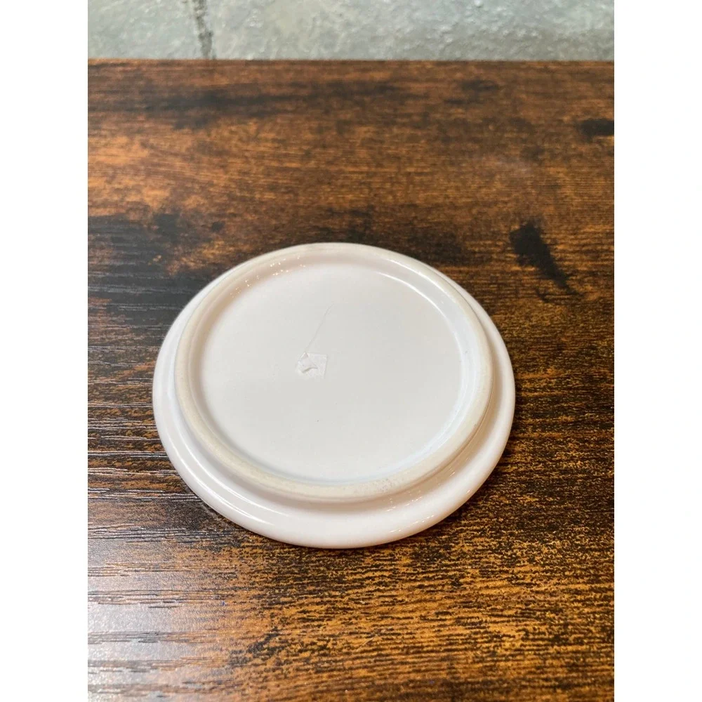 Religious Rainbow Ceramic Trinket Dish God Is With You Genesis 21:22 tea topper